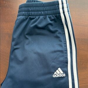 Like new! adidas Navy Blue & White Kids Sweatpants Joggers